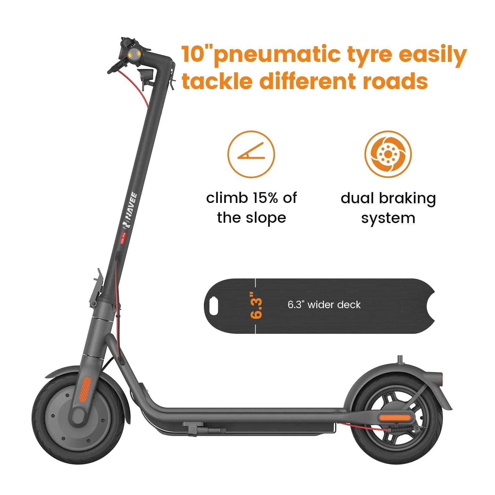 NAVEE V25 Pro Electric Scooter - Image 10