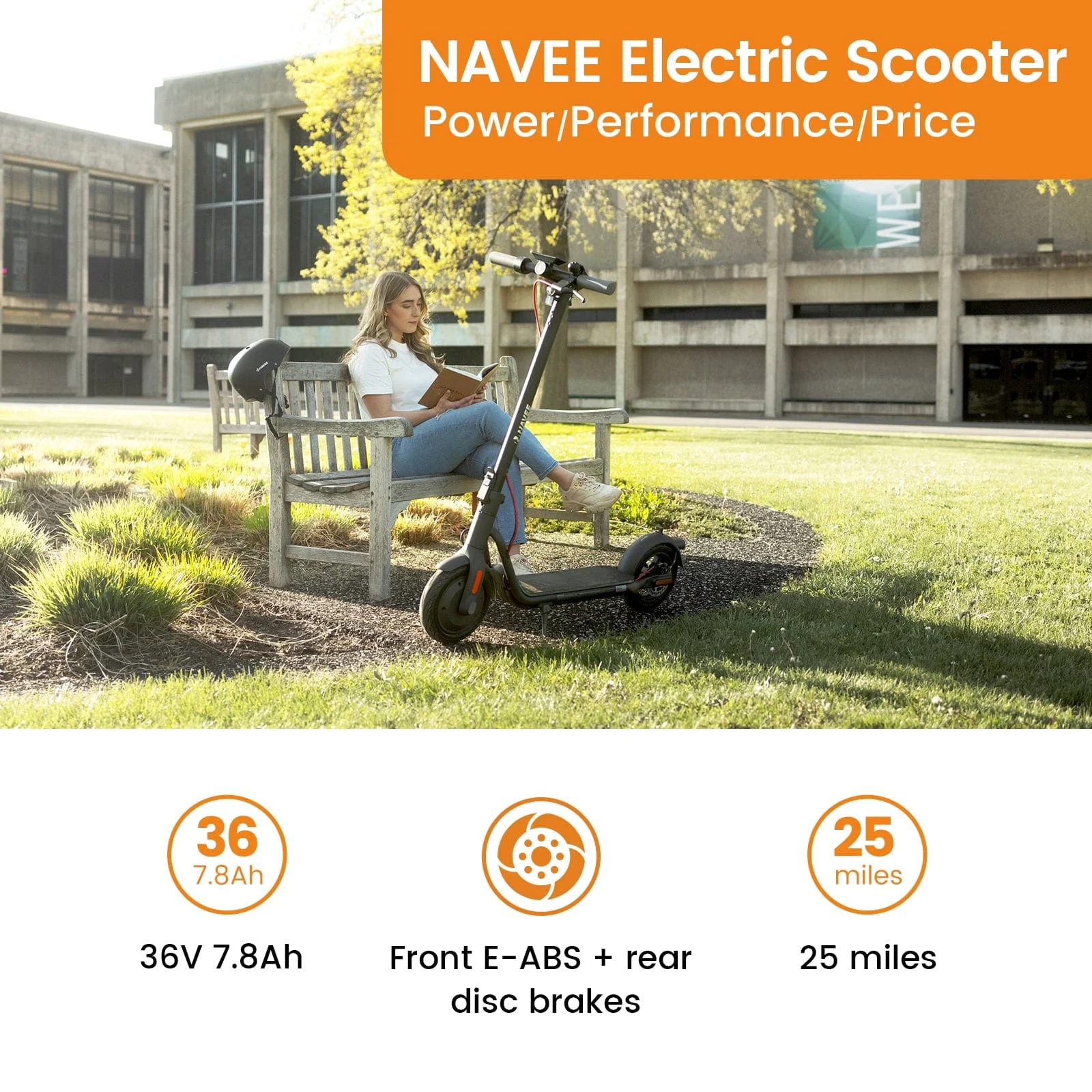 NAVEE Electric Scooter V40 - Image 13